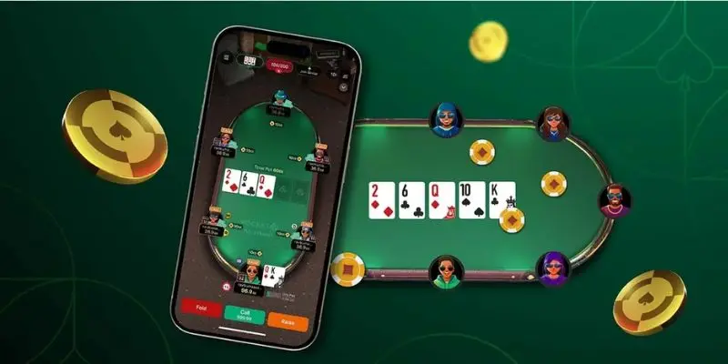 Thử sức với game bài trí tuệ poker cực hay